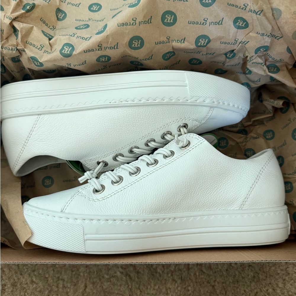 Paul Green Hadley Sneaker White Leather - Picture 3 of 4